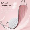 Double-sided Sleep Eye Mask Set: Ginger & Light Yellow, 2pcs - 4