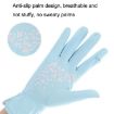 Sky Blue Summer Ice Silk Anti-UV Non-slip Driving Gloves - 3