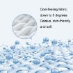 Sky Blue Summer Ice Silk Anti-UV Non-slip Driving Gloves - 5
