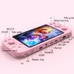 RG3000 Mini Handheld Game Console - Pink, Supports Double Handle - 2
