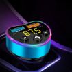 4.8A Car MP3 Bluetooth FM Transmitter & Charger, Black Model - 6