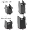 4pcs Adjustable Furniture Feet, 50mm High Brown Widened Plywood - 2