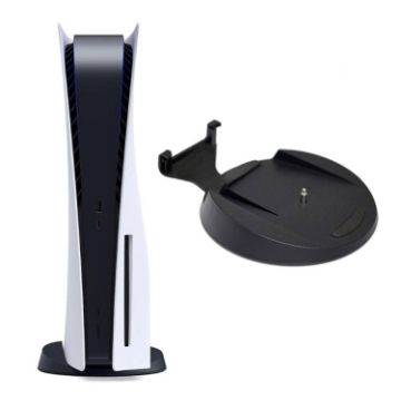 PS5 Host Vertical Stand Holder with Fixing Screw Bracket Base - 1