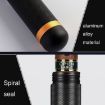 Black Metal Cigar Humidor Storage Tube - Convenient and Secure - 4