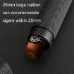 Black Metal Cigar Humidor Storage Tube - Convenient and Secure - 5