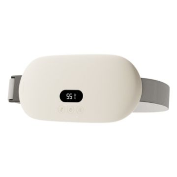 Yellow 4000mAh Digital Electric Abdominal and Waist Massage Belt - 1