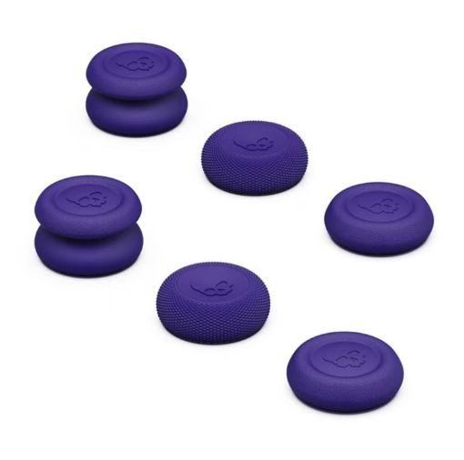Steam Deck Console Joystick Cap Set Anti-skid Button (Purple) - 1