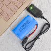 Smart 7.4V USB Lithium Battery Charging Cable with Chip Protection - 5