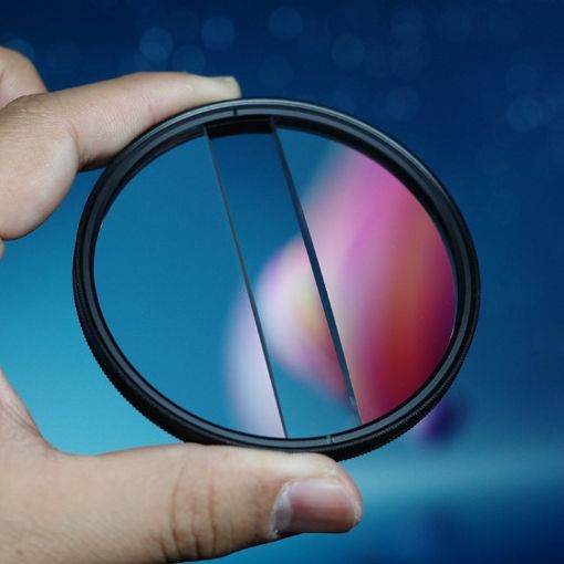 62mm Double Half Moon Foreground Blur Filter for SLR Cameras - 1