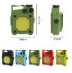 COB Flashlight USB Rechargeable Magnetic Keychain for Camping (Green) - 2