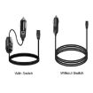 Car Refrigerator Cable 12V/24V, 3m Power Cord with Switch - 2
