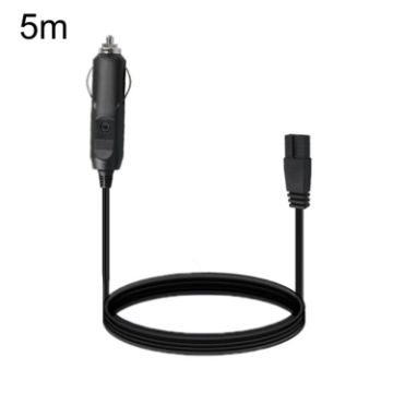 5m 12V/24V Car Refrigerator Power Cord, No Switch, B Suffix Plug - 1
