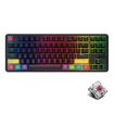 Ajazz K870T 87-Key RGB Mechanical Keyboard, Bluetooth/Wired, Black - 1