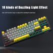 Ajazz K870T Pro 87 Key RGB Mechanical Keyboard Red Shaft (White) - 6