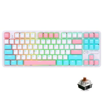 Ajazz K870T Pro 87 Key RGB Wireless/Bluetooth/Wired Keyboard - 1