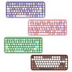 Ajazz 308I Milk Tea Color Bluetooth Keyboard - Home & Office Use - 2