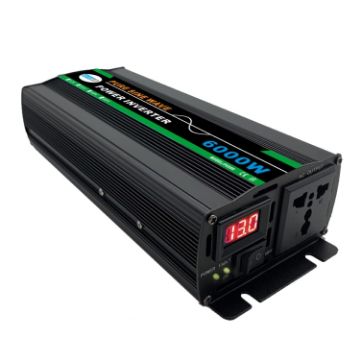High Power 60V to 220V Car Sine Wave Inverter, 6000W (1000W Actual) - 1