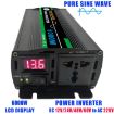 High Power 60V to 220V Car Sine Wave Inverter, 6000W (1000W Actual) - 3