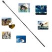1.5m Carbon Fiber Monopod Invisible Selfie Stick for Action Cameras - 3