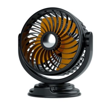 Rotatable Multi-angle Silent Car Fan (24V Cigarette Lighter) F611 - 1