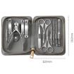 Stainless Steel 12-in-1 Nail Trimming & Polishing Set, Square Head Style - 3