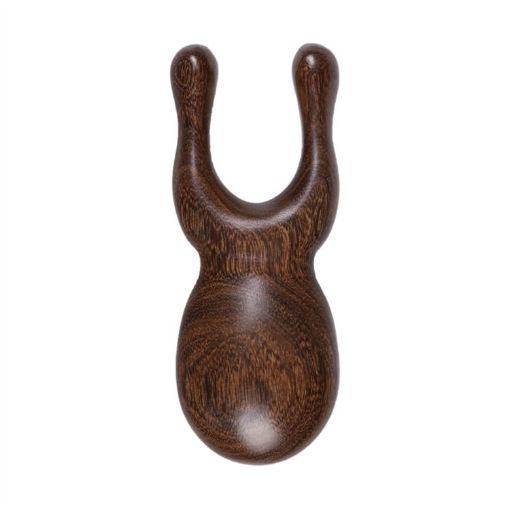 Gold Sandalwood Solid Wood Eye and Nose Massager, Color Random - 1