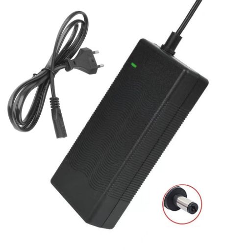 42V 2A 5525 DC 36V Lithium Battery Scooter Charger, EU Plug - 1