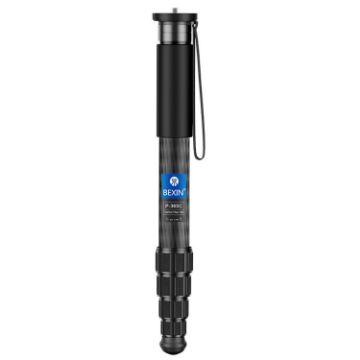 BEXIN P365CF-S Carbon Fiber Portable Monopod for Travel & Live Selfie - 1
