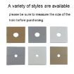 2.2cm Silver Square Cover Plug for Wall Hole Decoration - 3