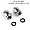 Silver Automobile Valve Core Cap Anti-deflation Tire Decoration - 4