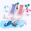 Mini Beach Set Ornament Summer Ocean Scene Decoration Props - 3