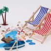 Mini Beach Set Ornament Summer Ocean Scene Decoration Props - 6