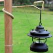 Portable Black Camping Light Hanger Canopy Pole Hook 22mm - 6