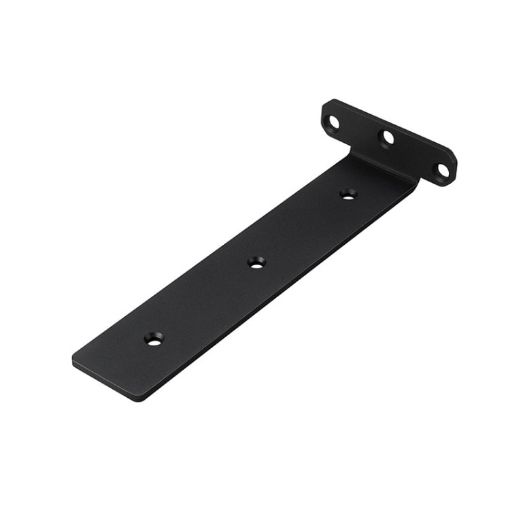 Triangular Bracket Bookshelf Partition, 5mm Thick, 150mm Black - 1