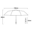 Mint Green 60 Bone Dual-use UV Sun & Rain Automatic Umbrella - 2