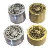 50mm Bulldog Zinc Alloy Tobacco Herb Grinder, 4-Layer Bronze - 5