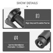 WEST BIKING Black Bicycle Handlebar Rear View Mirror Convex - 5