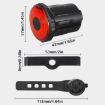 WEST BIKING USB Charging Smart Brake Sensor Bicycle Tail Light - 3