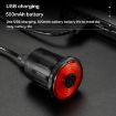 WEST BIKING USB Charging Smart Brake Sensor Bicycle Tail Light - 6