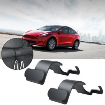 Tesla Model Y Rear Trunk Hook Bag & Umbrella Hanger - 1 Pair - 1