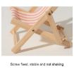Mini Wooden Beach Chair Ornament & Phone Holder, Style: D - 6
