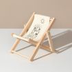 Mini Wooden Beach Chair Phone Holder Ornament, Style: G - 1