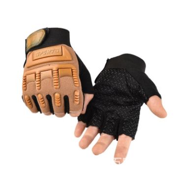 Children M Outdoor Half-Finger Gloves for Skating and Riding - 1