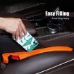 Leak-Proof Orange Car Seat Gap Plug Filling - 5