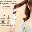 Bi-Directional Automatic Curling Iron, Ceramic Coating, EU Plug, White - 3