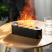 DQ709 Black USB Aromatherapy Diffuser & Humidifier Quiet Flame Design - 1