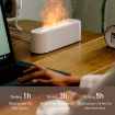 DQ709 Black USB Aromatherapy Diffuser & Humidifier Quiet Flame Design - 4