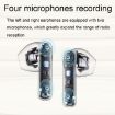 Havit ENC TWS S3 Pro Earphones: Long Battery, Noise Reduction, Gold White - 4