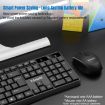 K-Snake WK800 Wireless Keyboard Mouse Set, White, 2.4G Office Use - 6