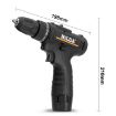 HILDA 12V Li-Ion Power Drill with Charger & Battery, EU Plug - 2